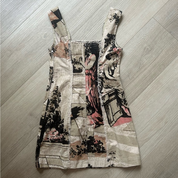 Urban Outfitters Uncut Corduroy Square Neck Mini Dress - Picture 1 of 9